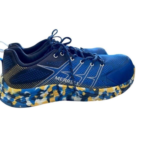 Work Merrell Men\'s Moab Flight Carbon Fiber Blue 11 D(M) US main image 8